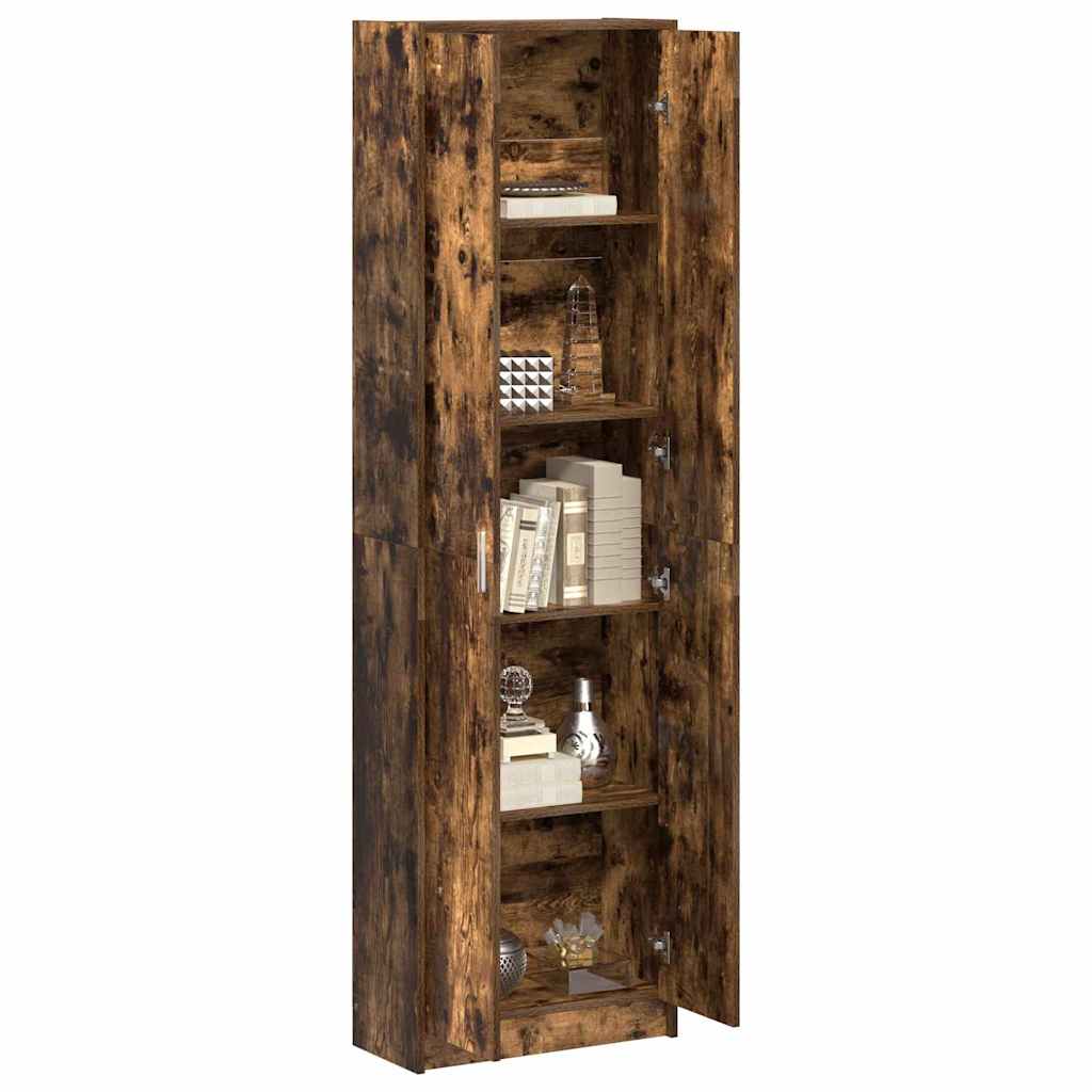 Guardaroba Rovere fumÃ© 55 x 25 x 189 cm Legno multistrato
