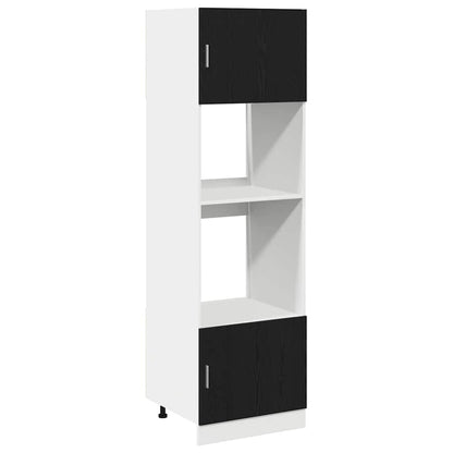 Armadio pensile Rovere Nero 60 x 57 x 207 cm Legno multistrato