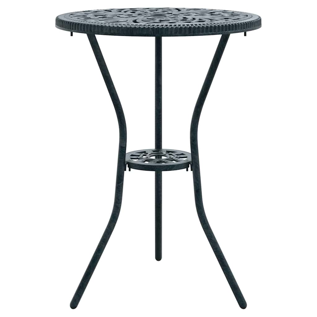 Set Bistro da Giardino 3 pcs Verde Alluminio