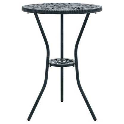 Set Bistro da Giardino 3 pcs Verde Alluminio