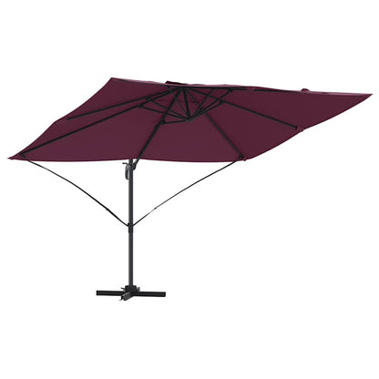 Ombrellone Rosso Bordeaux 351 x 250 x 260 cm