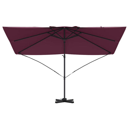 Ombrellone Rosso Bordeaux 351 x 250 x 260 cm