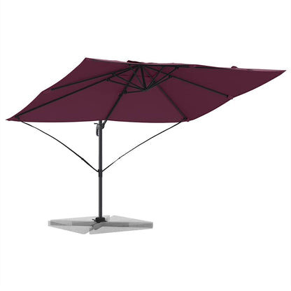 Ombrellone Rosso Bordeaux 351 x 250 x 260 cm