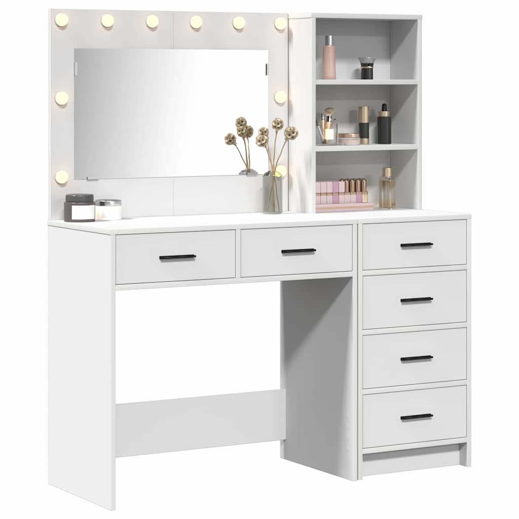 Tavolo da Trucco Bianco 78.5 x 41 x 135 cm Legno multistrato