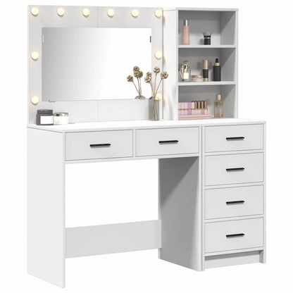 Tavolo da Trucco Bianco 78.5 x 41 x 135 cm Legno multistrato