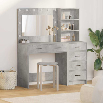 Tavolo da Trucco Grigio 78.5 x 41 x 135 cm Legno multistrato