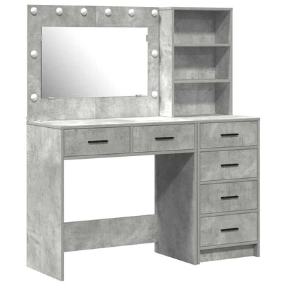 Tavolo da Trucco Grigio 78.5 x 41 x 135 cm Legno multistrato