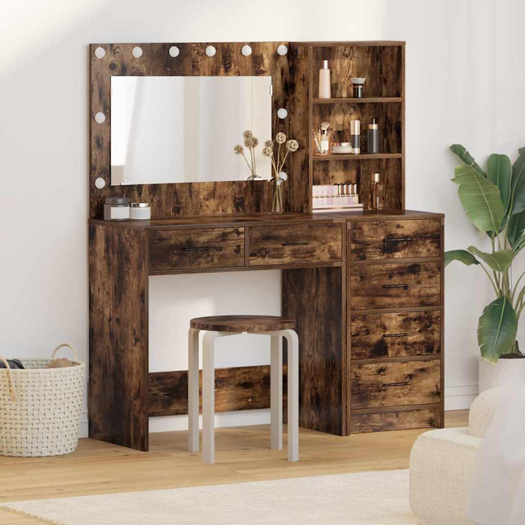 Tavolo da Trucco Marrone 78.5 x 41 x 135 cm Legno multistrato
