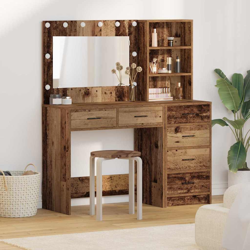 Tavolo da Trucco Marrone 78.5 x 41 x 135 cm Legno multistrato