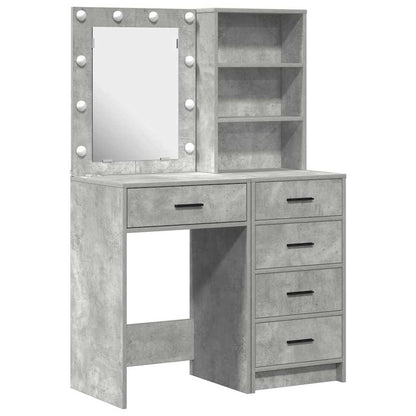Tavolo da Trucco con cassetto 2 pcs Grigio 50 x 41 x 135 cm