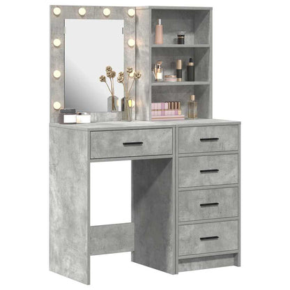 Tavolo da Trucco con cassetto 2 pcs Grigio 50 x 41 x 135 cm