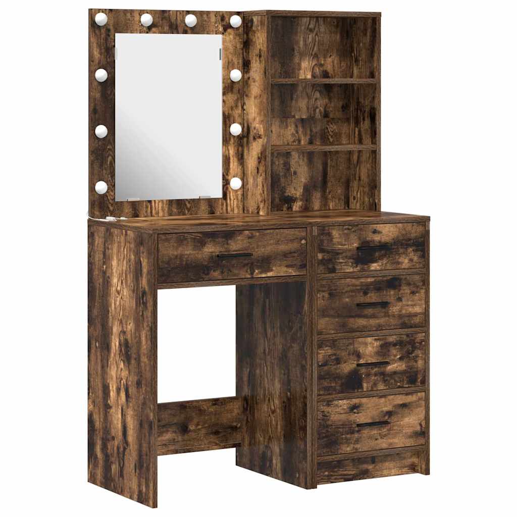 Tavolo da Trucco con cassetto 2 pcs Marrone 50 x 41 x 135 cm