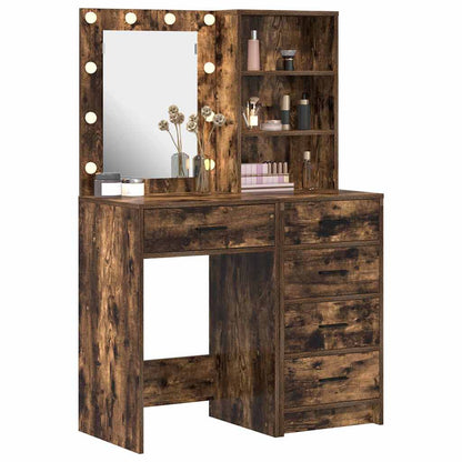 Tavolo da Trucco con cassetto 2 pcs Marrone 50 x 41 x 135 cm