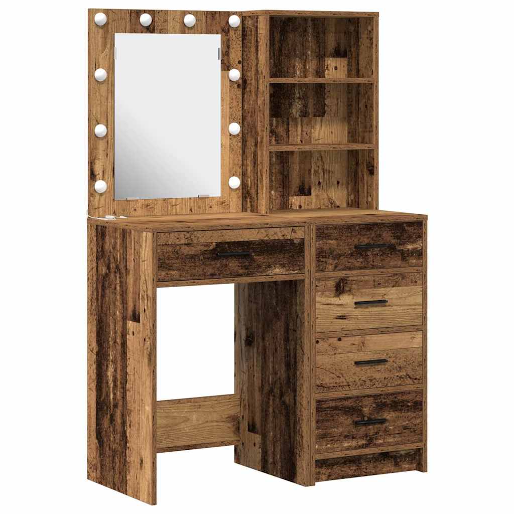 Tavolo da Trucco con cassetto 2 pcs Marrone 50 x 41 x 135 cm