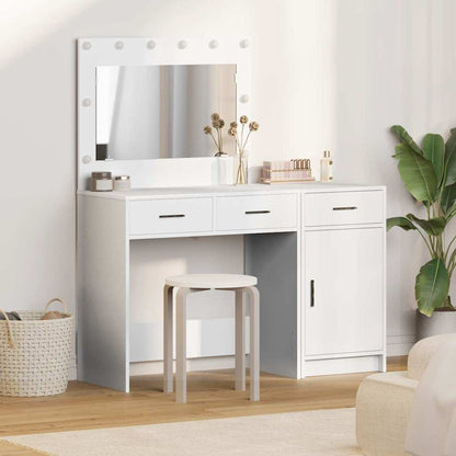 Tavolo da Trucco 2 pcs Bianco 40 x 41 x 75 cm Legno multistrato