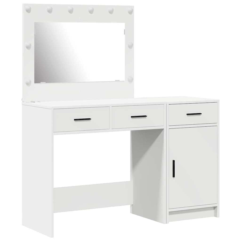 Tavolo da Trucco 2 pcs Bianco 40 x 41 x 75 cm Legno multistrato