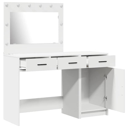 Tavolo da Trucco 2 pcs Bianco 40 x 41 x 75 cm Legno multistrato