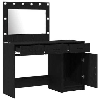 Tavolo da Trucco 2 pcs Nero 40 x 41 x 75 cm Legno multistrato