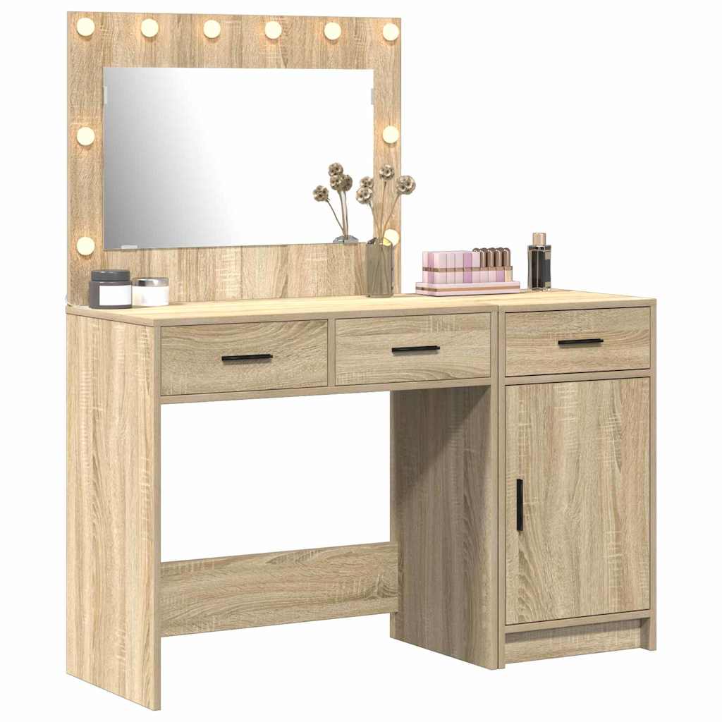 Tavolo da Trucco con cassetto 2 pcs Marrone 40 x 41 x 75 cm