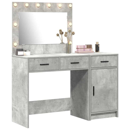 Tavolo da Trucco 2 pcs Grigio 40 x 41 x 75 cm Legno multistrato