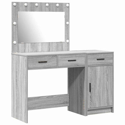 Tavolo da Trucco 2 pcs Grigio 40 x 41 x 75 cm Legno multistrato