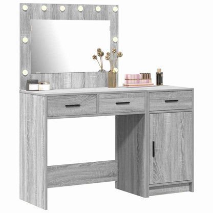 Tavolo da Trucco 2 pcs Grigio 40 x 41 x 75 cm Legno multistrato
