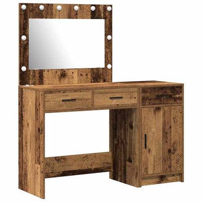 Tavolo da Trucco con cassetto 2 pcs Marrone 40 x 41 x 75 cm