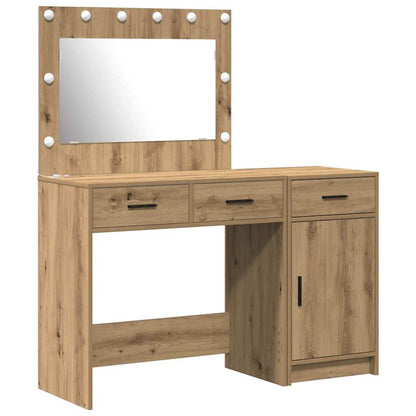Tavolo da Trucco con cassetto 2 pcs Marrone 40 x 41 x 75 cm