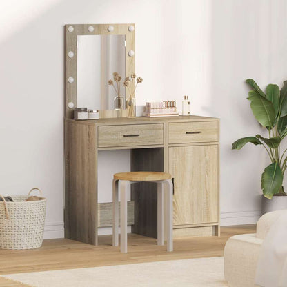 Tavolo da Trucco con cassetto 2 pcs Marrone 50 x 41 x 135 cm
