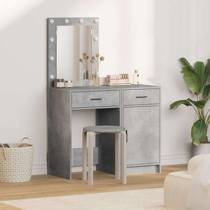 Tavolo da Trucco con cassetto 2 pcs Grigio 50 x 41 x 135 cm