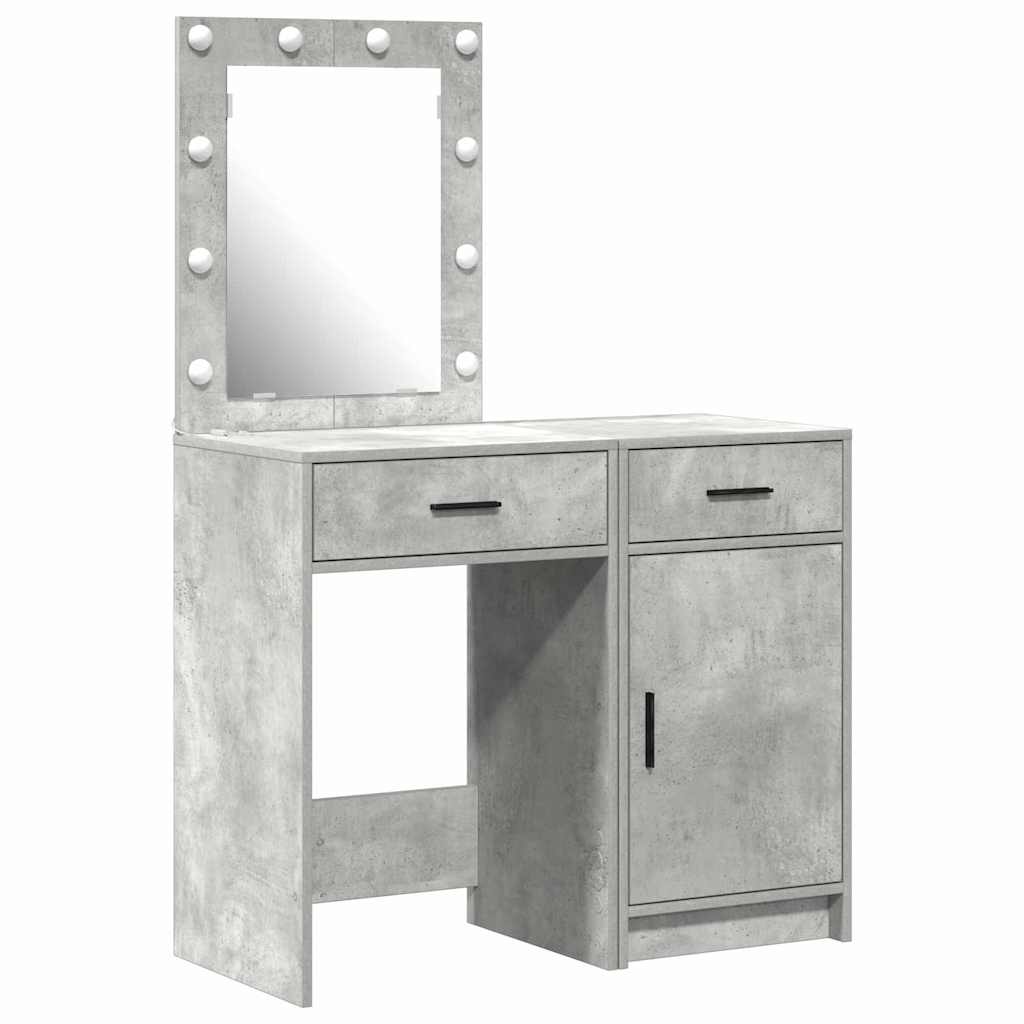 Tavolo da Trucco con cassetto 2 pcs Grigio 50 x 41 x 135 cm