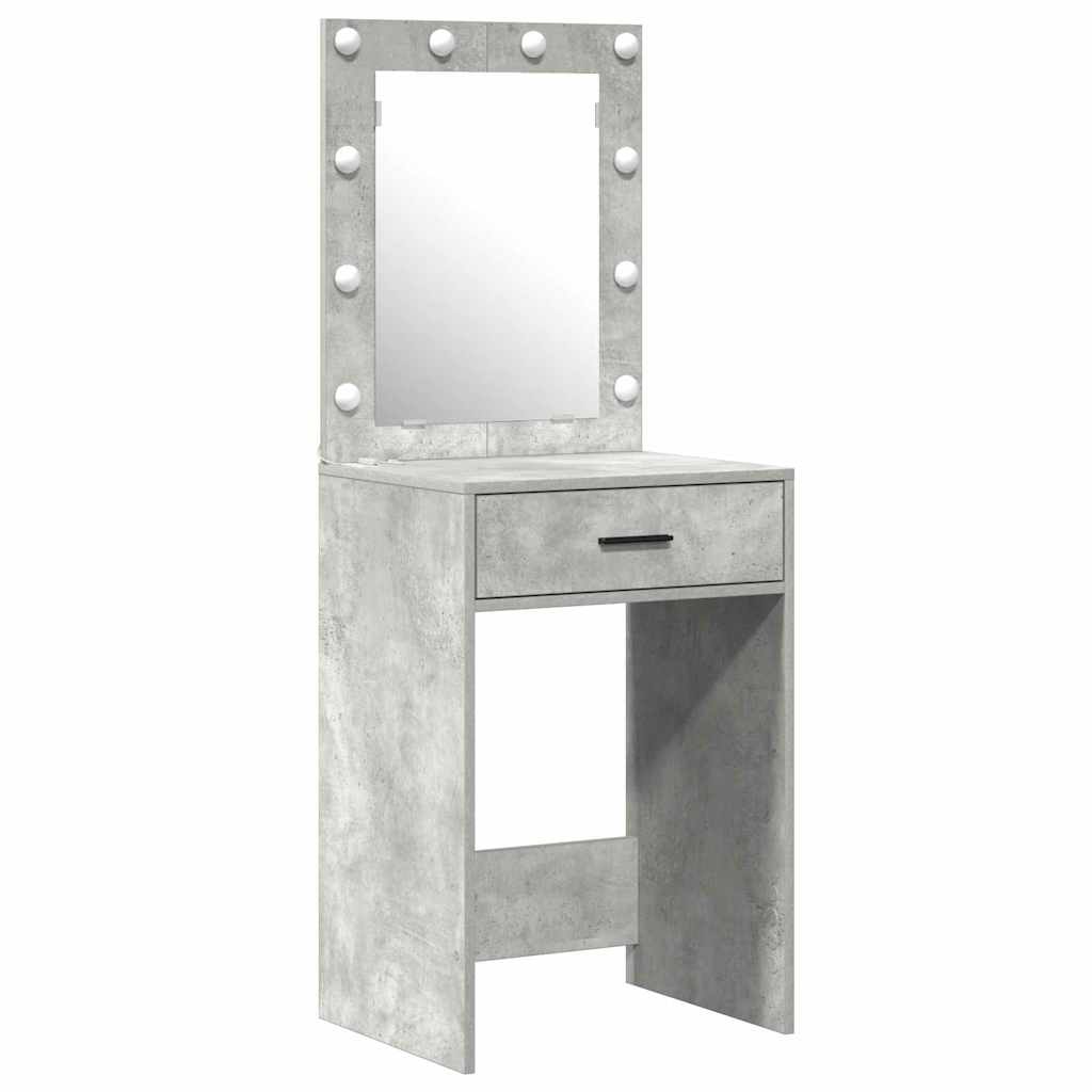 Tavolo da Trucco con cassetto 2 pcs Grigio 50 x 41 x 135 cm