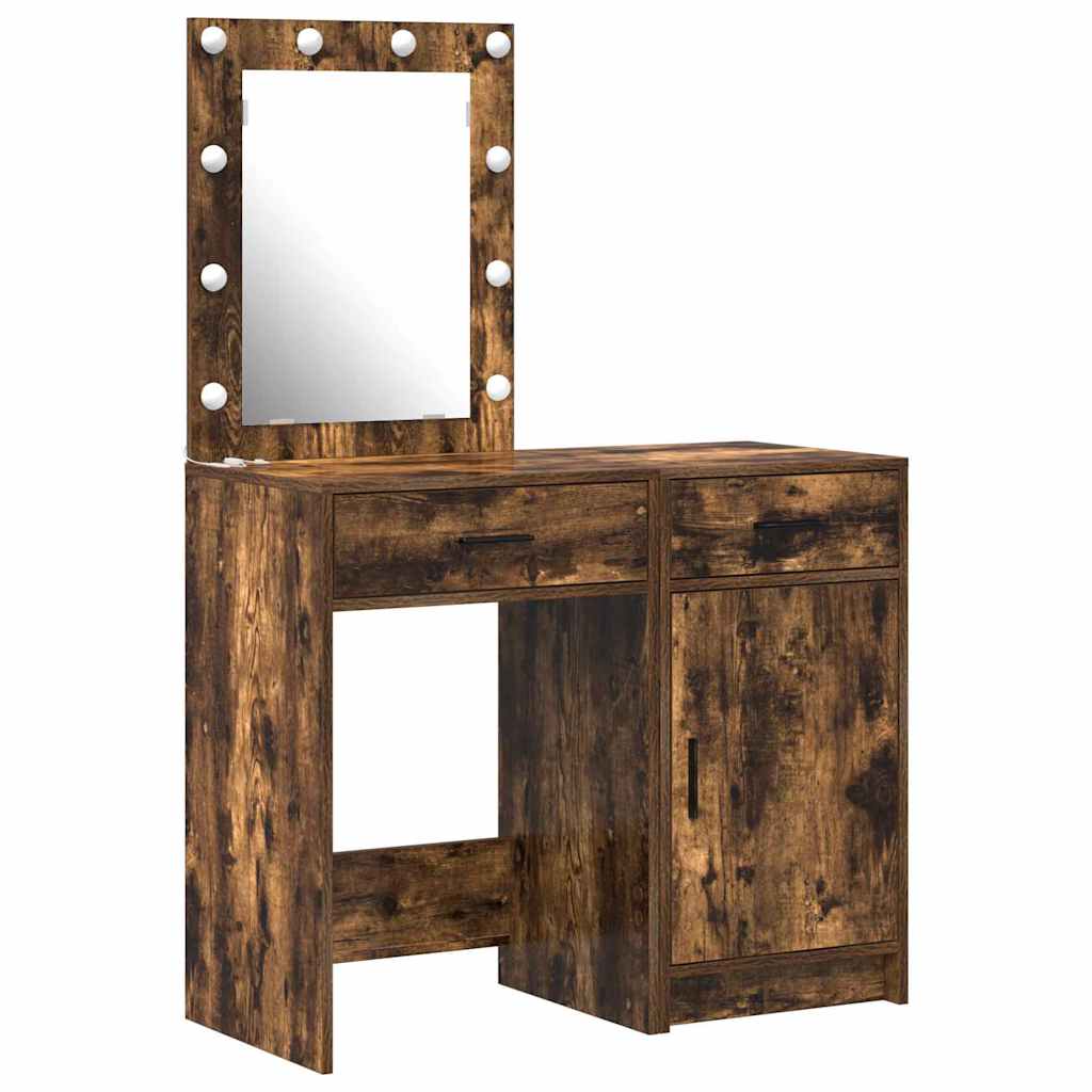 Tavolo da Trucco con cassetto 2 pcs Marrone 50 x 41 x 135 cm