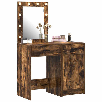 Tavolo da Trucco con cassetto 2 pcs Marrone 50 x 41 x 135 cm