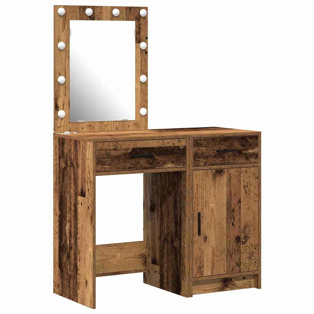Tavolo da Trucco con cassetto 2 pcs Marrone 50 x 41 x 135 cm