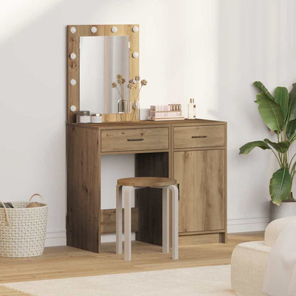 Tavolo da Trucco con cassetto 2 pcs Marrone 50 x 41 x 135 cm