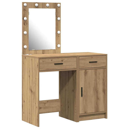 Tavolo da Trucco con cassetto 2 pcs Marrone 50 x 41 x 135 cm