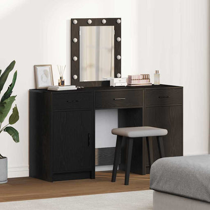 Tavolo da Trucco Nero 50 x 41 x 135 cm Legno multistrato
