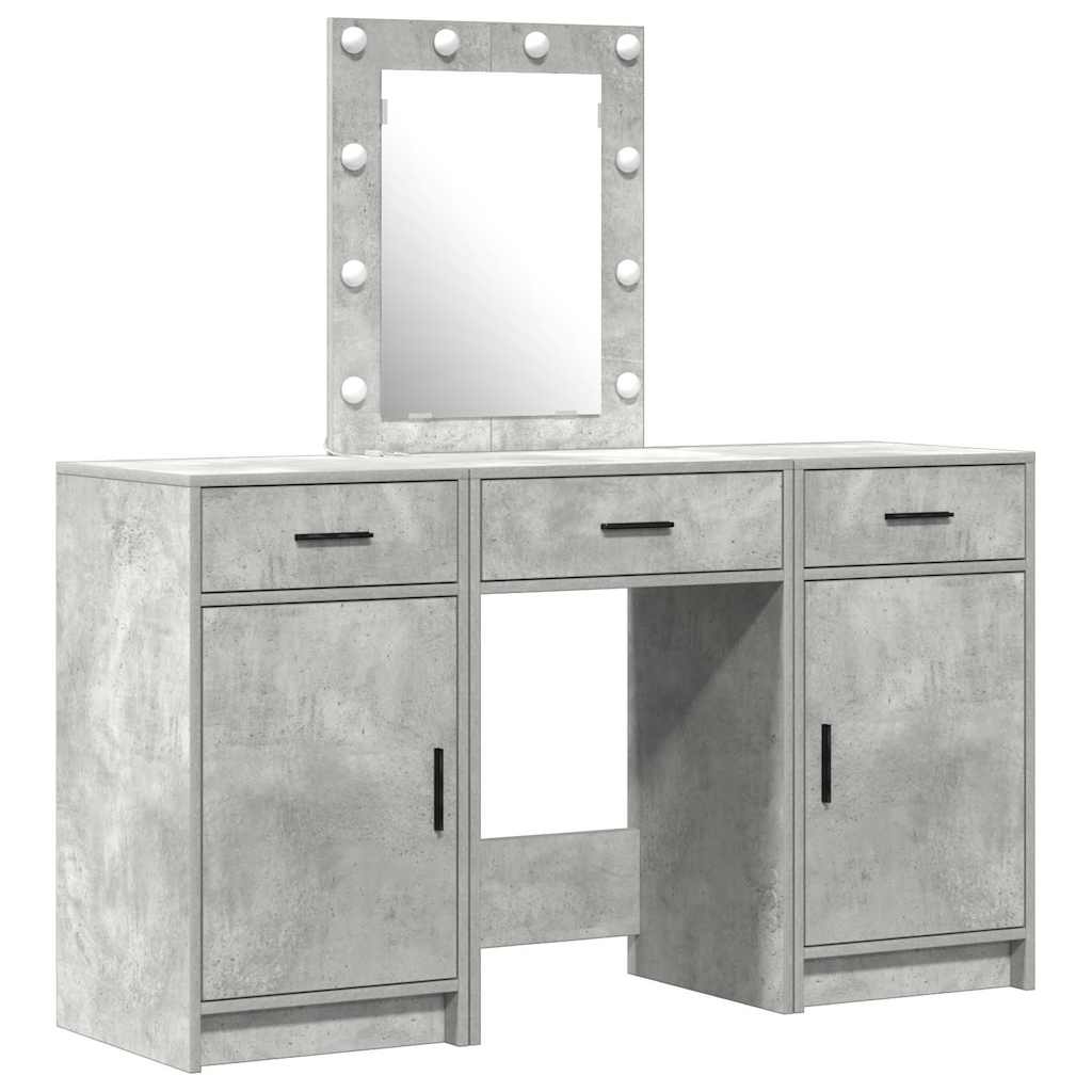 Tavolo da Trucco Grigio 50 x 41 x 135 cm Legno multistrato