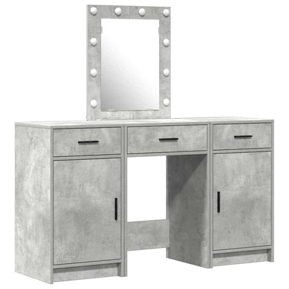 Tavolo da Trucco Grigio 50 x 41 x 135 cm Legno multistrato