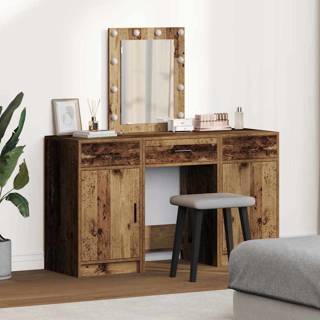 Tavolo da Trucco Marrone 50 x 41 x 135 cm Legno multistrato