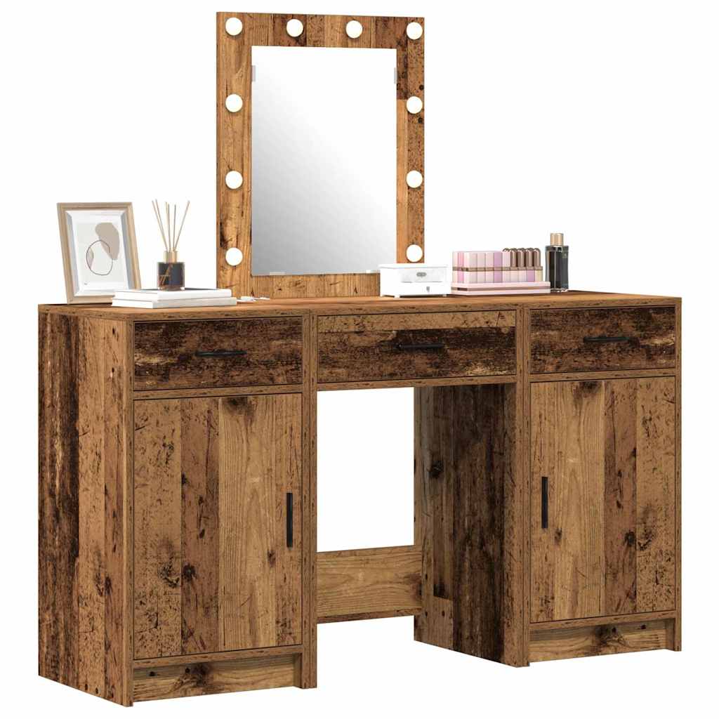 Tavolo da Trucco Marrone 50 x 41 x 135 cm Legno multistrato