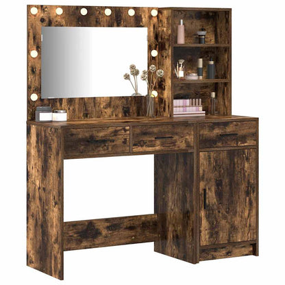 Tavolo da Trucco con cassetto 2 pcs Marrone Legno multistrato