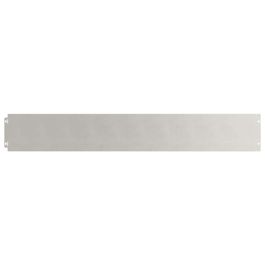 Bordure per Prato 30 pz 15x103 cm Acciaio Inossidabile