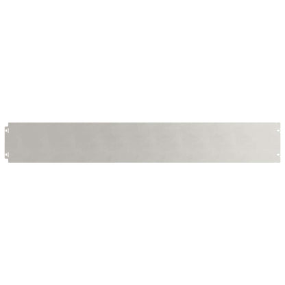 Bordure per Prato 30 pz 15x103 cm Acciaio Inossidabile