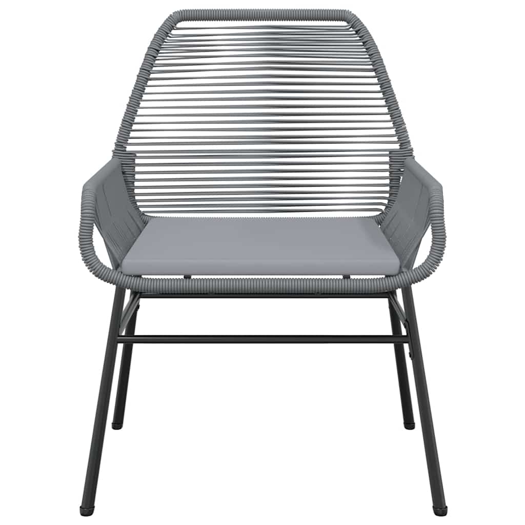 Set da Pranzo da Giardino 5 pz con Cuscini Polyrattan Vetro