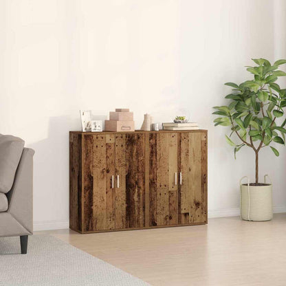 Credenza 2 pcs Legno vecchio 60 x 31 x 84 cm Legno multistrato