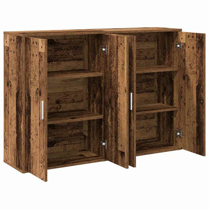 Credenza 2 pcs Legno vecchio 60 x 31 x 84 cm Legno multistrato