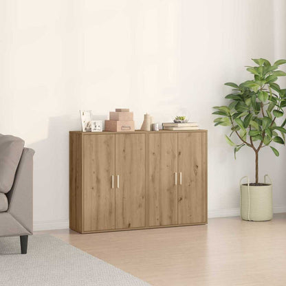 Credenza 2 pcs Rovere artigianale 60 x 31 x 84 cm
