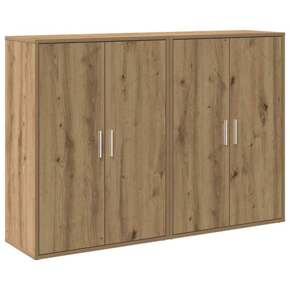 Credenza 2 pcs Rovere artigianale 60 x 31 x 84 cm